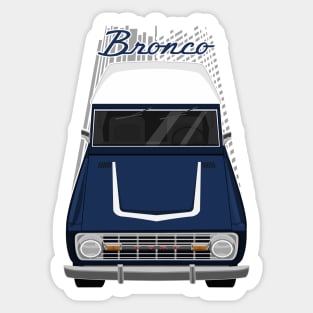 Ford Bronco 1st gen - Dark Blue Sticker